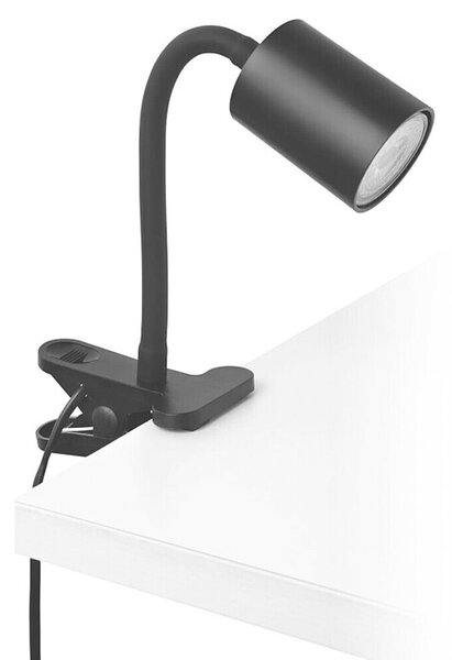 Eglo LED stolna svjetiljka s hvataljkom PORTELLA (2,8 W, Crna, Boja svjetla: Topla bijela)
