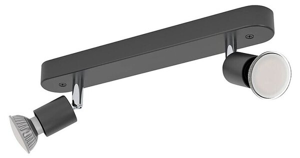 Eglo LED stropna spot svjetiljka Stecci-E (5 W, D x Š x V: 300 x 45 x 75 mm, Crna)