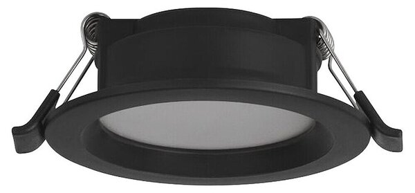 Eglo LED ugradbena svjetiljka Idun-E (4 W, Promjer: 86 mm, Crna, Neutralno bijelo)