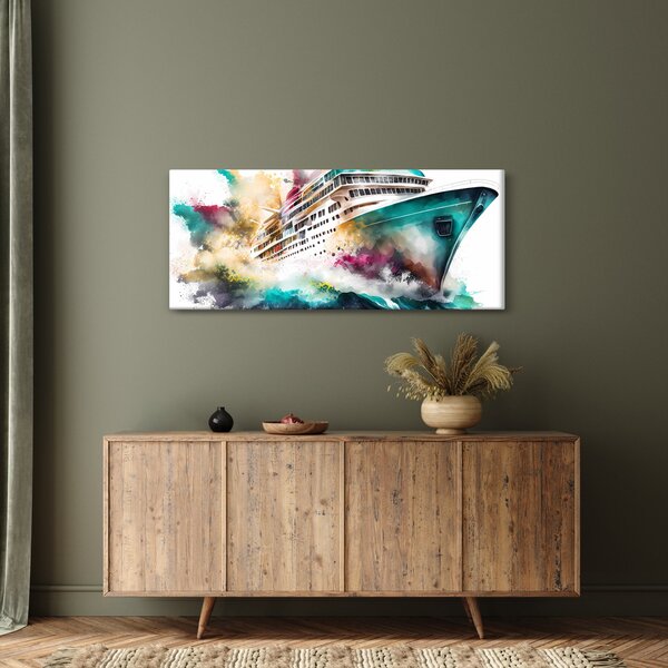 Slika - Akvarel more (120x50 cm)