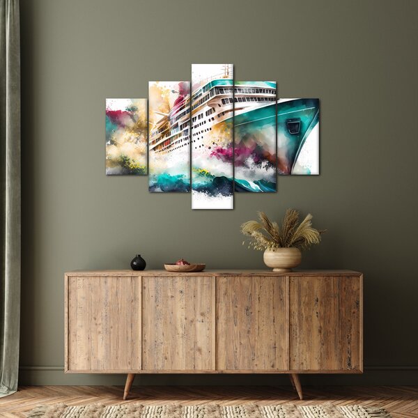 Slika - Akvarel more (150x105 cm)