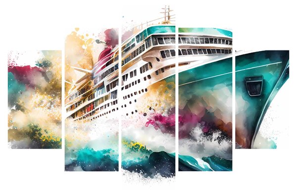 Slika - Akvarel more (150x105 cm)