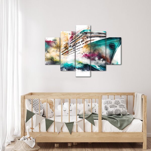 Slika - Akvarel more (150x105 cm)
