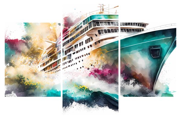 Slika - Akvarel more (90x60 cm)