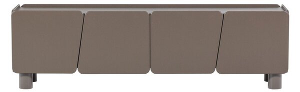 Smeđa TV komoda od masivnog bora 200x58x45 cm Root – WOOOD