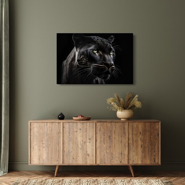 Slika - Crna pantera (90x60 cm)