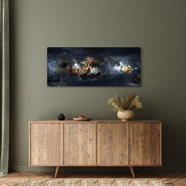 Slika - Svemir s maglicom (120x50 cm)