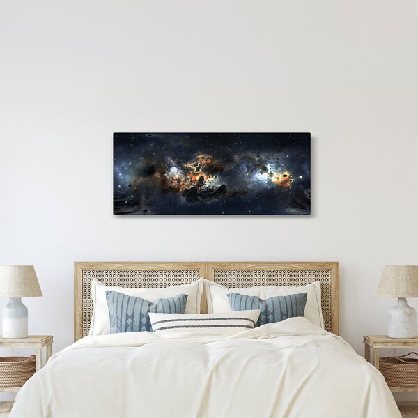 Slika - Svemir s maglicom (120x50 cm)