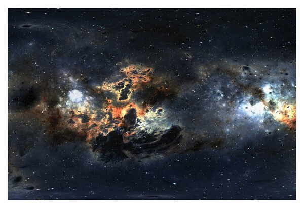 Slika - Svemir s maglicom (90x60 cm)