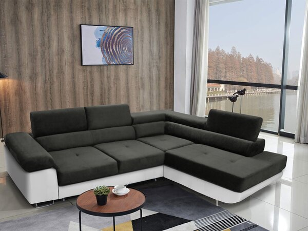 Zondo.hr Kutna garnitura Ascend L (siva + bijela) (D). Akcija -20%. 1056905