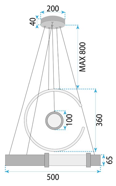 LED svijetiljka LHJ060-CP GOLD