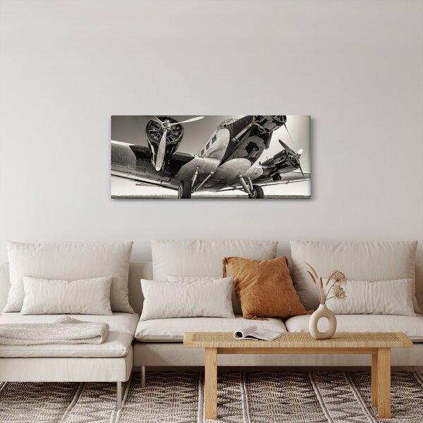 Slika - Povijesni zrakoplov (120x50 cm)