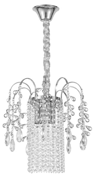 Kristalna viseća svjetiljka SWE089-CP 30cm CHROME