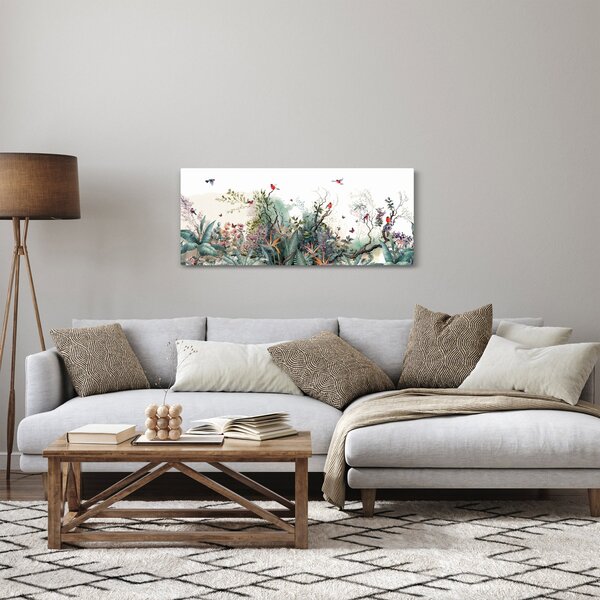 Slika - Prirodni krajolik, akvarel (120x50 cm)