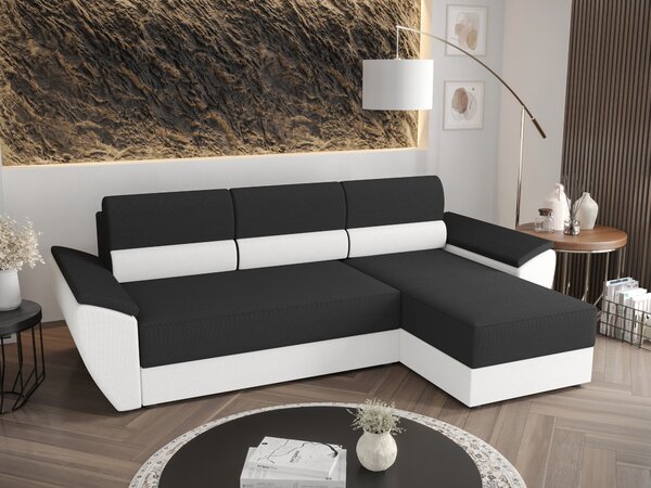 Zondo.hr Kutna garnitura Radiant L2 (tamnosiva + bijela) (D). Akcija -20%. 1057452