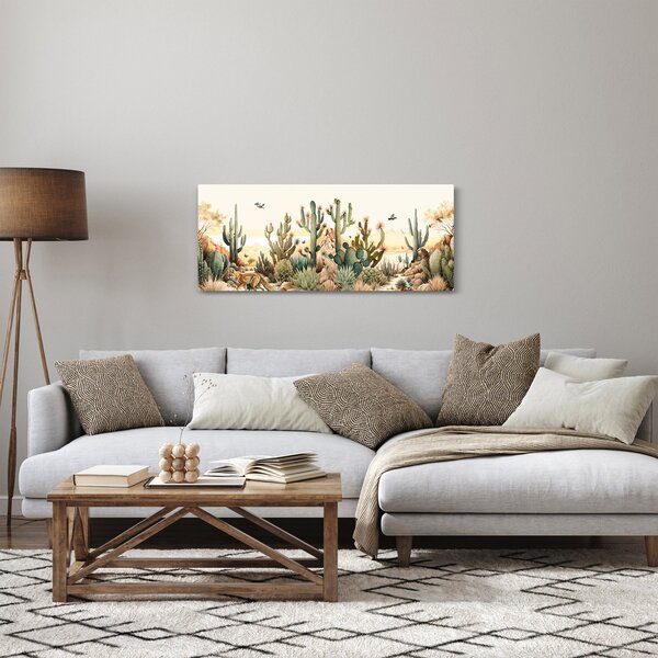 Slika - Pustinja, akvarel (120x50 cm)