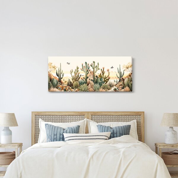 Slika - Pustinja, akvarel (120x50 cm)