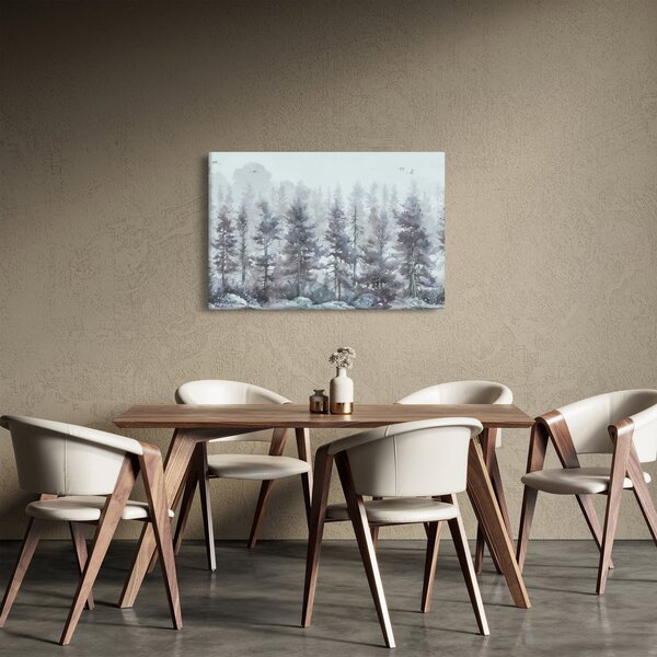 Slika - Borova šuma II., akvarel (90x60 cm)