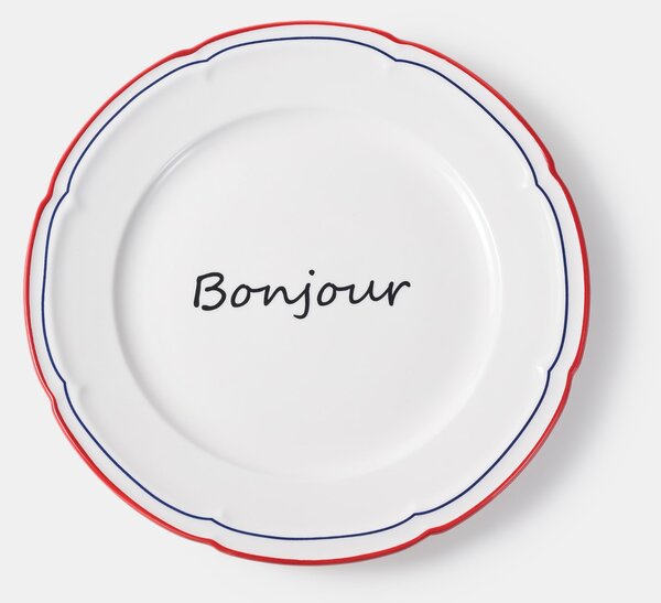 Sinsay - Keramički tanjur s natpisom Bonjour