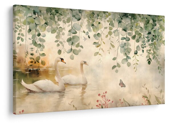 Slika - Jezero, akvarel (90x60 cm)