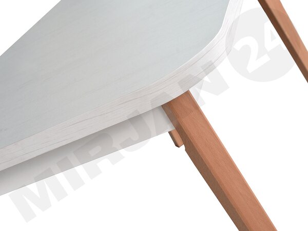 Zondo.hr Stol Harry 80 x 140+180 VI (bijela L) (crna). 1059234