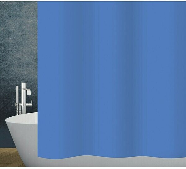 Diaqua Zavjesa za tuš (Š x V: 120 x 200 cm, Tekstil, Plave boje)