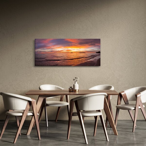 Slika - Zalazak sunca (120x50 cm)