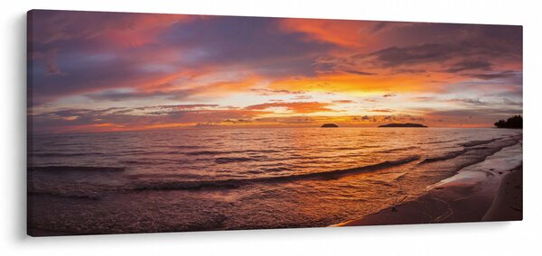 Slika - Zalazak sunca (120x50 cm)
