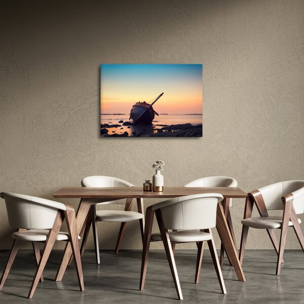 Slika - Nasukani brod (70x50 cm)