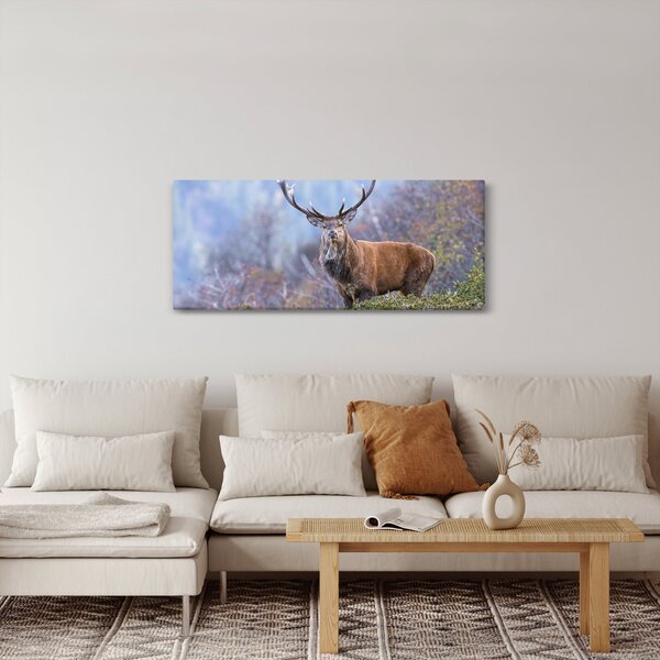 Slika - Jelen u krajoliku (120x50 cm)