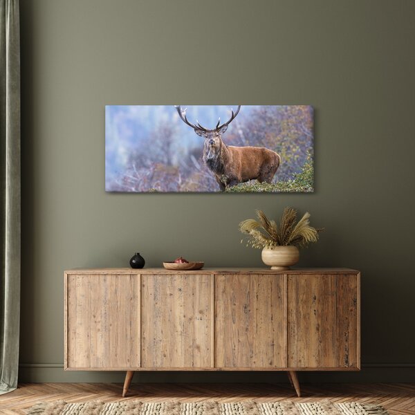 Slika - Jelen u krajoliku (120x50 cm)