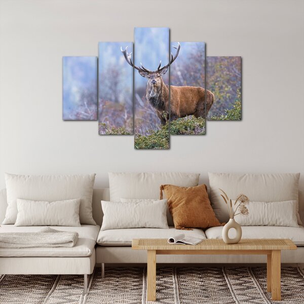 Slika - Jelen u krajoliku (150x105 cm)