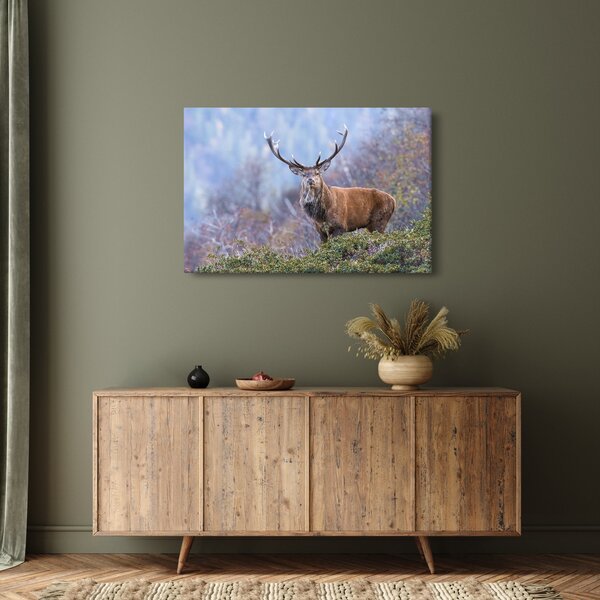 Slika - Jelen u krajoliku (90x60 cm)