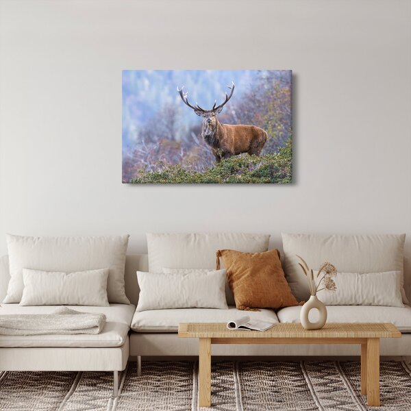 Slika - Jelen u krajoliku (90x60 cm)
