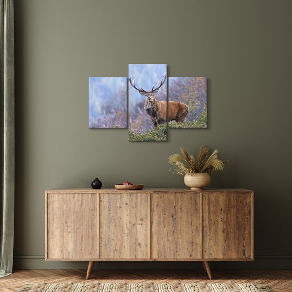Slika - Jelen u krajoliku (90x60 cm)