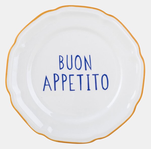 Sinsay - Keramički tanjur s natpisom Buon Appetito
