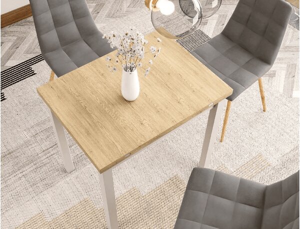 Proširivi blagovaonski stol FLIP 80(160)X80 cm, hrast Cremona Torro/kašmir