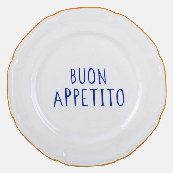 Sinsay - Keramički tanjur s natpisom Buon Appetito