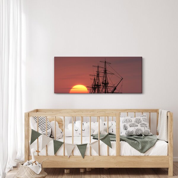 Slika - Srednjovjekovni brod (120x50 cm)