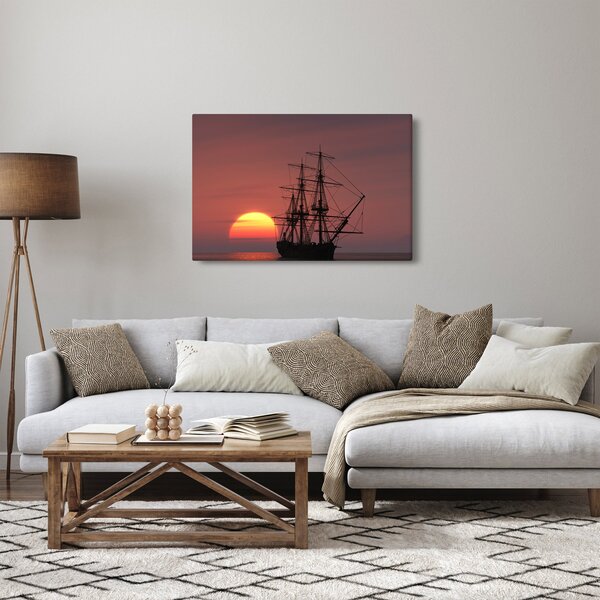 Slika - Srednjovjekovni brod (90x60 cm)