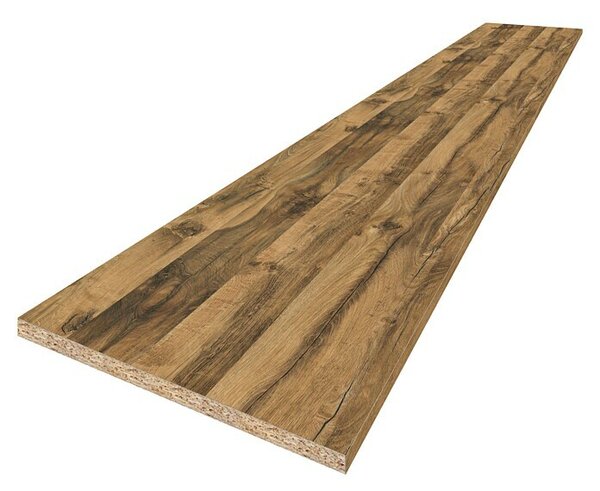 CUCINE Kuhinjska radna ploča po mjeri (Hrast, Debljina: 3,8 cm, Širina: 63,5 cm)