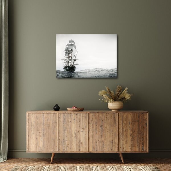 Slika - Brod koji plovi oceanom (70x50 cm)