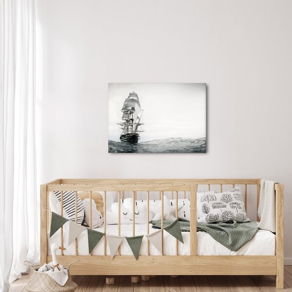 Slika - Brod koji plovi oceanom (70x50 cm)