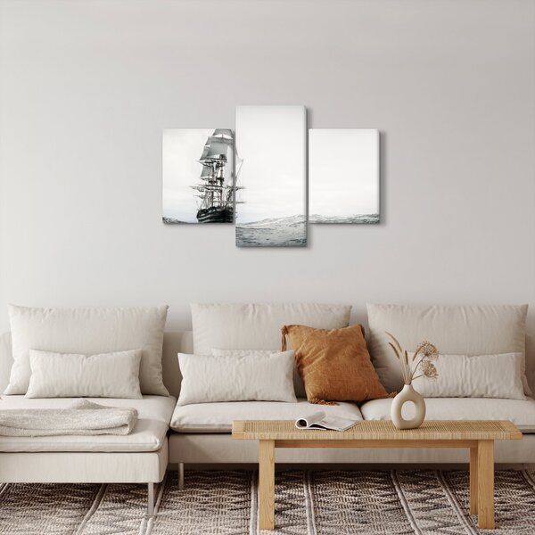 Slika - Brod koji plovi oceanom (90x60 cm)