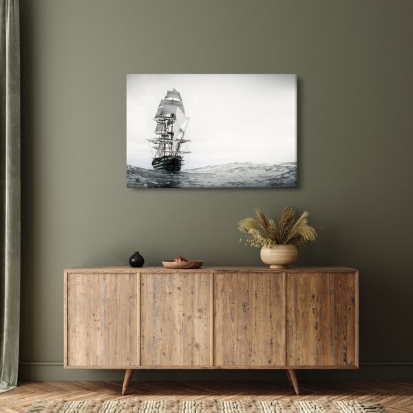 Slika - Brod koji plovi oceanom (90x60 cm)