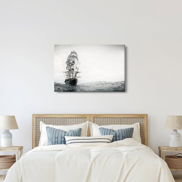 Slika - Brod koji plovi oceanom (90x60 cm)