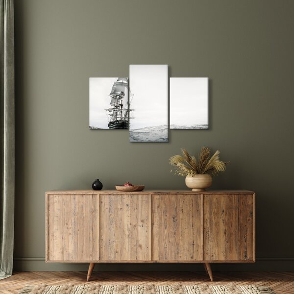 Slika - Brod koji plovi oceanom (90x60 cm)