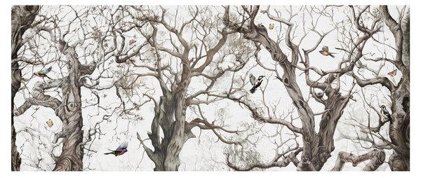 Slika - Šumski uzorak, crtež (120x50 cm)