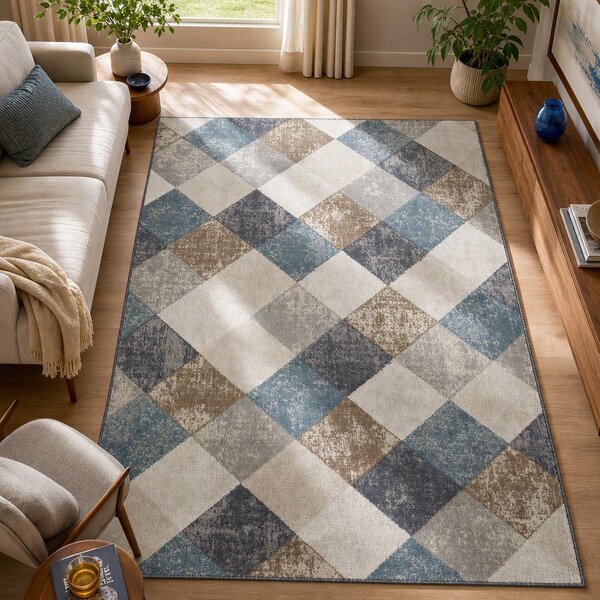 Plavi/bež tepih 80x120 cm Terrain – Hanse Home