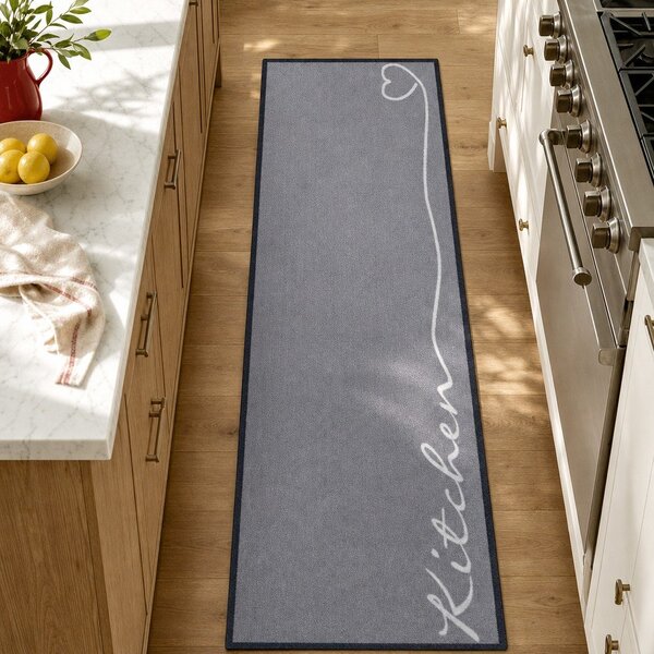 Siva staza Zala Living Kitchen, 50 x 150 cm